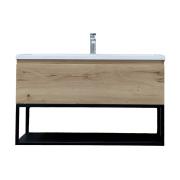 Koupelnová skříňka s umyvadlem SAT B-Way dub mat BWAY100OAKU. obr. 2