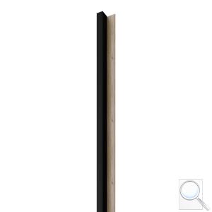 Obkladová Lamela Fineza Spline black 275 x 6,4 cm černá