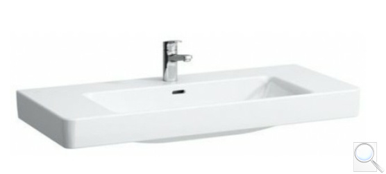 Nábytkové umyvadlo Laufen Pro 105x46 cm otvor pro baterii uprostřed H8139660001041. obr. 1