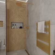 Dlažba Fineza tangram hnědá. im-1200-TANGRAM60-001&nbsp;