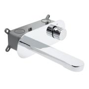 Umyvadlová baterie SAT Fusion včetně podomítkového tělesa bílé sklo lesk SATBSFU101BS. obr. 2&nbsp;