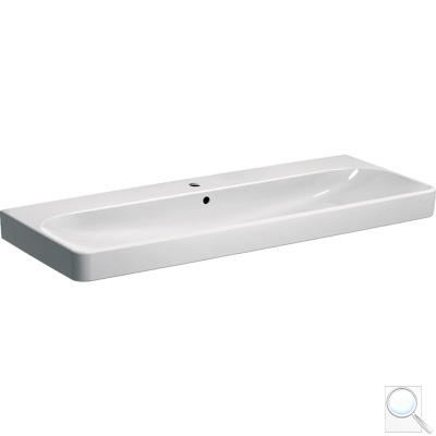 Umyvadlo Geberit Smyle Square 120x48 cm otvor pro baterii uprostřed 500.226.01.1. obr. 1