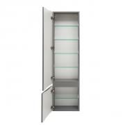 Koupelnová skříňka vysoká Naturel Savona 40,2x157x21,7 cm šedá mat SAVONAV40GM (obr. 2)