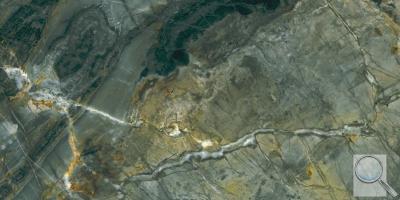 Dlažba Fineza Rainbow Glitter vast sea zelená