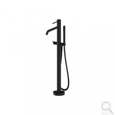 Vanová baterie Paffoni Light se sprchovým setem černá LIG032NO.