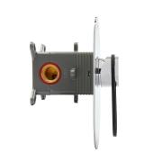 Sprchová baterie SAT Fusion včetně podomítkového tělesa černá lesk SATBSFU210KPC. obr. 3&nbsp;