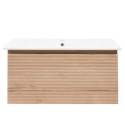 Koupelnová skříňka s umyvadlem Naturel Savona 98x43x44,8 cm dub halifax mat SAVONA100DH. obr. 3 