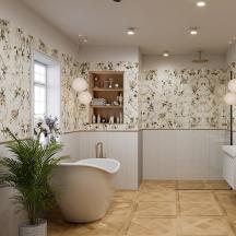 Icons romantická koupelna