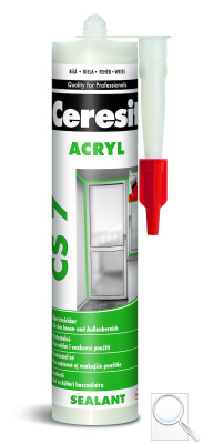 Akrylový tmel Ceresit CS 7 bílá 280 ml. 