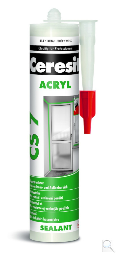 Akrylový tmel Ceresit CS 7 bílá 280 ml. 