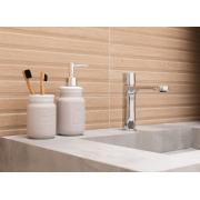 Umyvadlová baterie SAT Fusion bez výpusti páka bílé sklo SATBSFU271BS. obr. 6&nbsp;