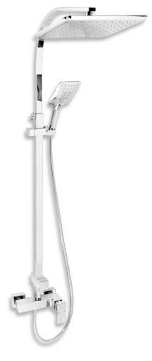 Sprchový systém Novaservis Edge na stěnu chrom SET069/36,0