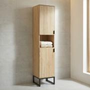 Vysoká skříňka Ceramia Easy 39x185x36 cm světlý dub lesk EASYREGO. &nbsp;(5)