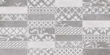 Dekor Multi Borneo patchwork světle šedá