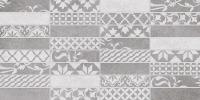 Dekor Multi Borneo patchwork světle šedá