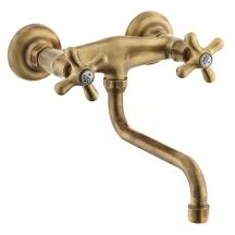 Umyvadlová baterie Paffoni Ricordi s otočným ramínkem 150 mm bronz IR161BR