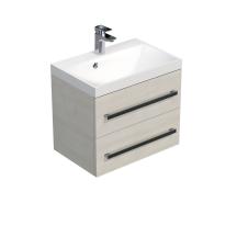 Koupelnová skříňka s umyvadlem Naturel Cube Way 60x53x40 cm, 80x53x40 cm, 100x53x40 cm dub chamonix