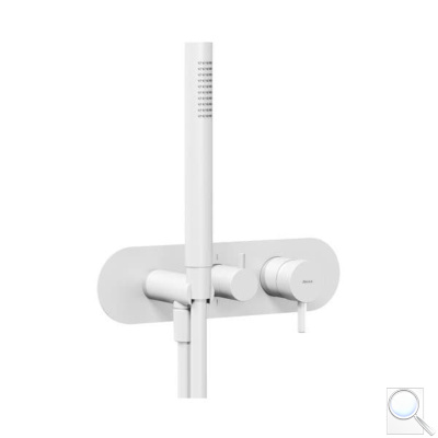 Vanová baterie Ravak Espirit se sprchovým setem bílá matná X070250. obr. 1