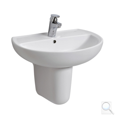 Umyvadlo Kolo Rekord 55x42 cm otvor pro baterii uprostřed K91155000. 