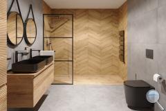 Provenza Revival koupelna - SIKO-koupelna-v-imitaci-betonu-d-eva-se-sprchovym-koutem-minimalisticky-styl-serie-Revival-001