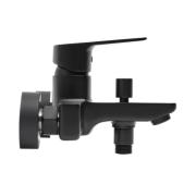 Vanová baterie SAT Cube Way bez sprchového setu 150 mm černá matná CU222C. obr. 5 