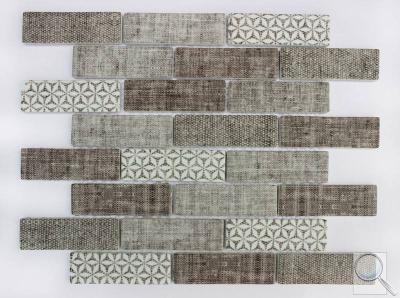 Skleněná mozaika Premium Mosaic brown hnědá