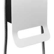 Sprchový panel SIKO na stěnu s pákovou baterií bílá ALUSHOWER. obr. 7 