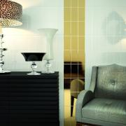 Obklady Ribesalbes Chic Colors blanco. koupelny-Chic-Colors-Liso-flat-ambiente-oro 