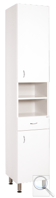 Koupelnová skříňka vysoká Keramia Pro 35x33,3 cm bílá PROV35LP 