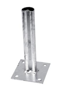 Příslušenství k montáži sloupků a vzpěr na betonový základ