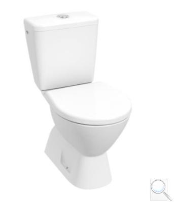 WC kombi komplet stojící Jika Lyra Plus bílá spodní odpad H8257270002423. obr. 1