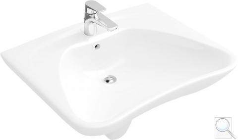 Umyvadlo Villeroy & Boch O.Novo 60x49 cm alpská bílá 71196301 obr. 1