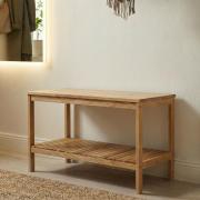 Lavice Naturel Home 78x47x37 cm ořech mat HOMELAV. &nbsp;(10)