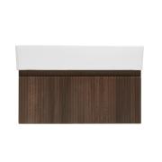 Koupelnová skříňka s umyvadlem SAT Evolution 78x30x44,8 cm ořech mat SATEVO80NAU2. obr. 4 