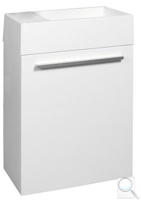 Koupelnová skříňka s umyvadlem Naturel Verona 46x26 cm bílá VERONA46WH. 