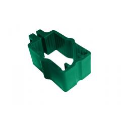 Objímka na sloupky 60 × 40 mm pro panely PILOFOR® - zelená, PVC