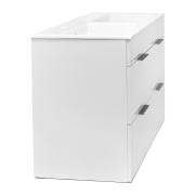 Koupelnová skříňka s dvojumyvadlem Jika Plan 120x44,1x62,2 cm bílá H4536621763001. obr. 4 