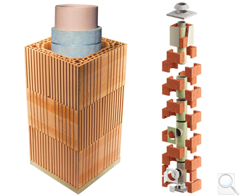 Komínový komplet HELUZ - KLASIK. obr. 1