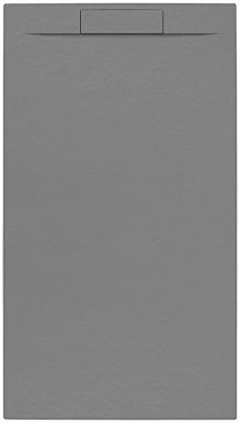 Sprchová vanička obdélníková SAT Fusion 100x90 cm litý mramor Gris SATFU10090GR