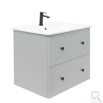Koupelnová skříňka s keramickým umyvadlem Naturel Forli 60x45x46 cm šedá mat FORLI60GMU obr. 1