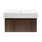 Koupelnová skříňka s umyvadlem SAT Evolution 78x30x44,8 cm ořech mat SATEVO80NAU2. obr. 3 