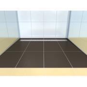 Spádová lišta Havos do sprchového koutu. Finální pohled na sprchový kout