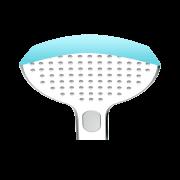 Sprchový systém SAT s poličkou chrom SATSSTPBCH. obr. 2&nbsp;