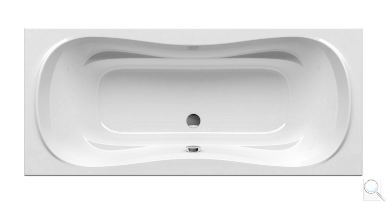 Obdélníková vana Ravak Campanula II 170x75 cm akrylát CA21000000. obr. 1