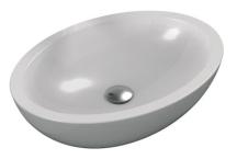 Umyvadlo na desku Ideal Standard Strada 62x44 cm bez otvoru pro baterii K078401