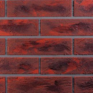 Kreativní omítky Baumit - Obkladové cihelné pásky hrubé vzorek č. 4.8a  - Baumit Finish, Baumit Lasur 730L Mystic, Baumit CreativTop Fine Life 0392 a 0402, Baumit FillTop Life 0913