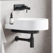 Umyvadlo Ravak Yard 40,5x50 cm s bílou konzolí X000001679. obr. 4