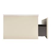 Koupelnová skříňka s umyvadlem Naturel Austen 120x35x52 cm beige mat Naturel Austen120BG. obr. 8 