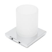 Držák skleniček SAT Evolution R včetně skleničky chrom/mléčné sklo SATDEVOR27. obr. 2&nbsp;