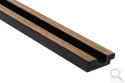 Obkladová lamela levé ukončení Fineza Slat Small Classic oak hnědá